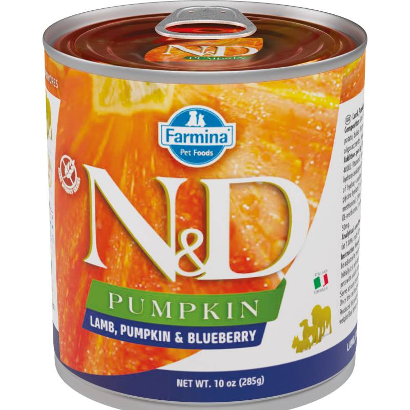 Farmina N&D Pumpkin Adult Nassfutter - Lamm und Blaubeere - 6 x 285 g von Farmina