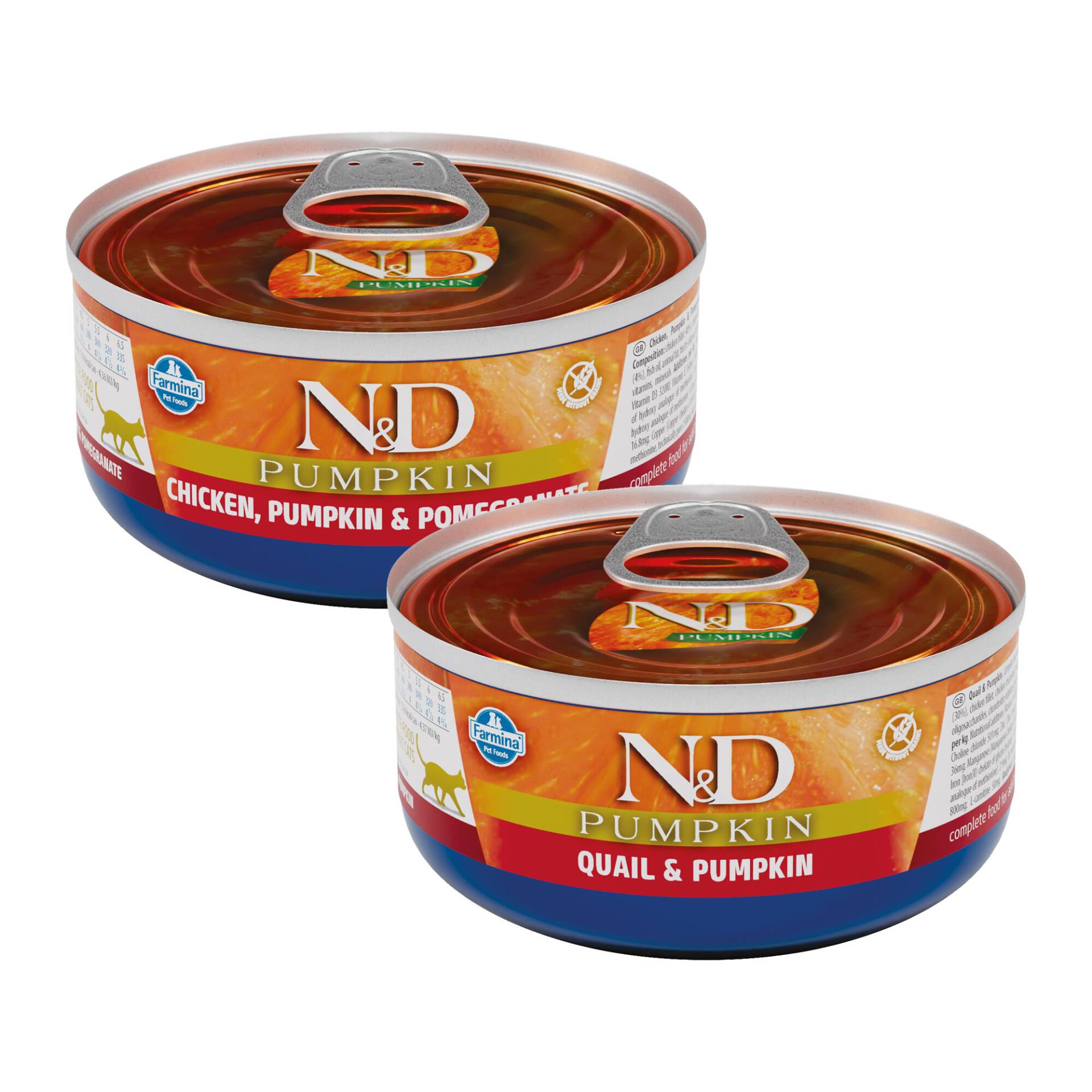 Farmina N&D Pumpkin Adult Nassfutter - Wachtel & Kürbis - 24 x 70 g Farmina N&D Pumpkin Adult Nassfutter - Wachtel & Kürbis - 24 x 70 g von Farmina