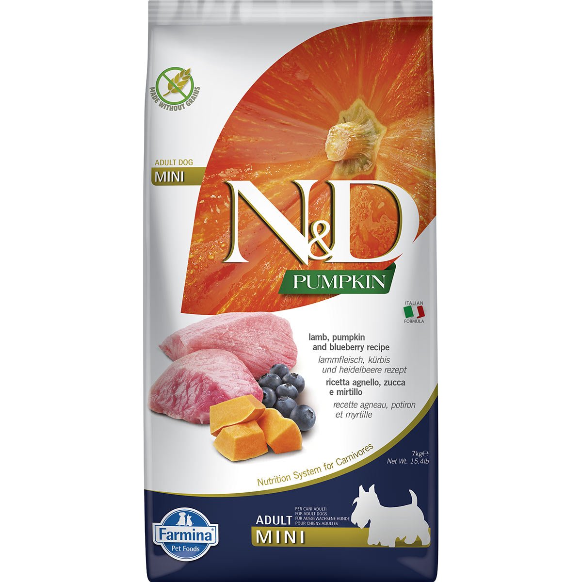 Farmina N&D Pumpkin Dog Lamm Adult Mini 7kg Farmina N&D Pumpkin Dog Lamm Adult Mini 7kg von Farmina