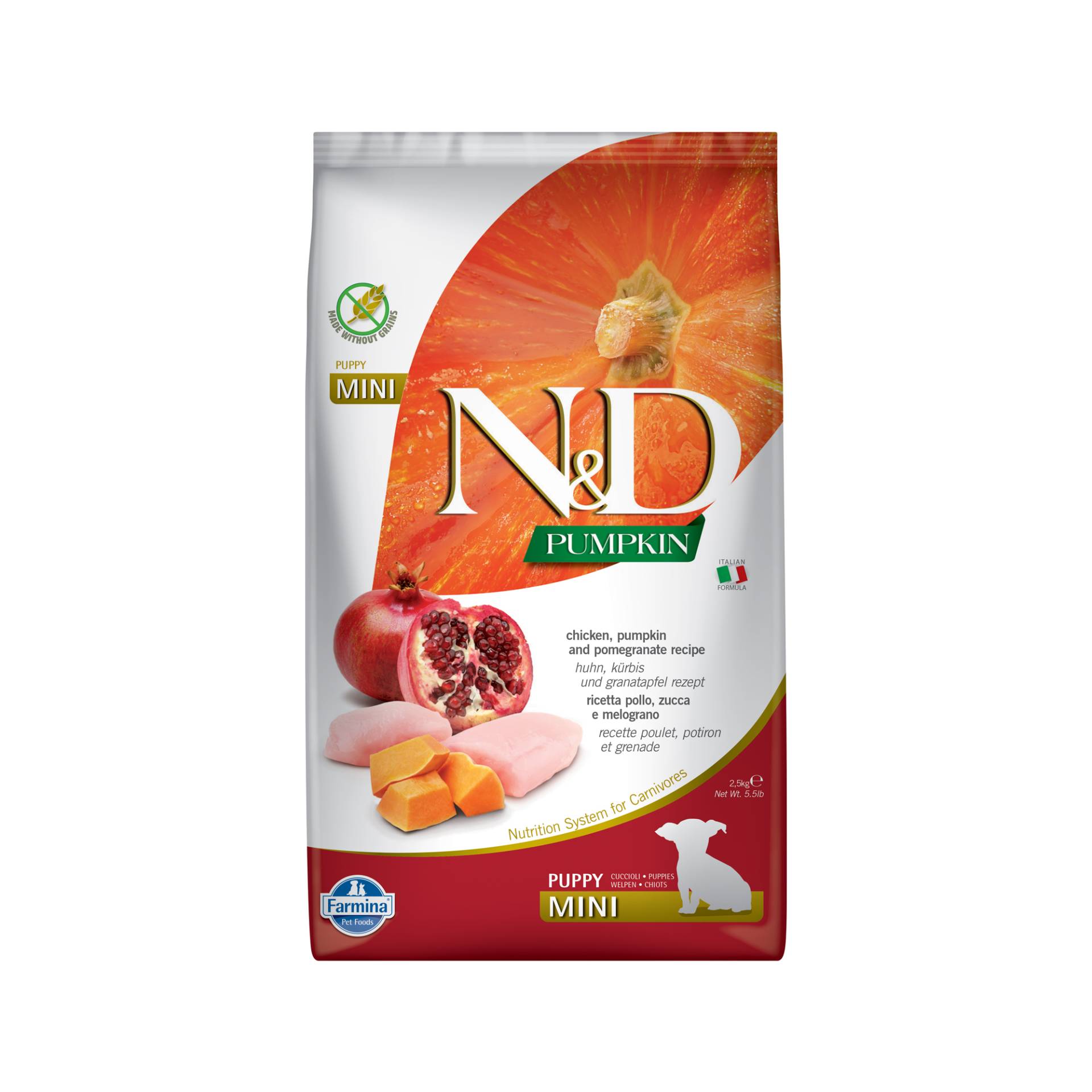 Farmina N&D Pumpkin Puppy Mini mit Huhn und Granatapfel - 2,5 kg Farmina N&D Pumpkin Puppy Mini mit Huhn und Granatapfel - 2,5 kg von Farmina