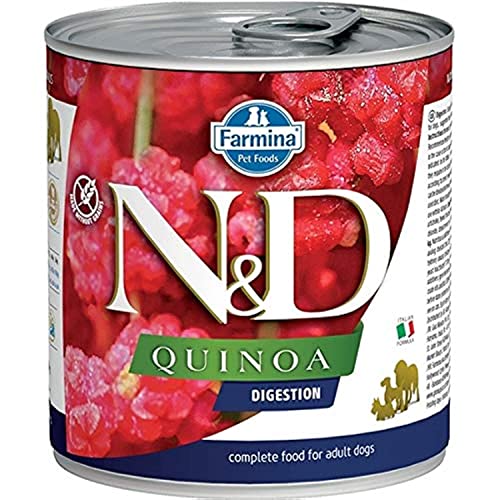 Farmina N&D Quinoa Pastete Hundefutter (Nassfutter, mit hochwertigen Vitaminen und natürliche Antioxidantien, ohne Mais, Zutaten: Quinoa, Portionsgröße: 285 g) von Farmina