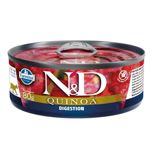 Farmina N&D Quinoa Pastete Katzenfutter(Nassfutter, mit hochwertigen Vitaminen und natürliche Antioxidantien, ohne Mais, Zutaten: Quinoa, Portionsgröße: 80 g) von Farmina