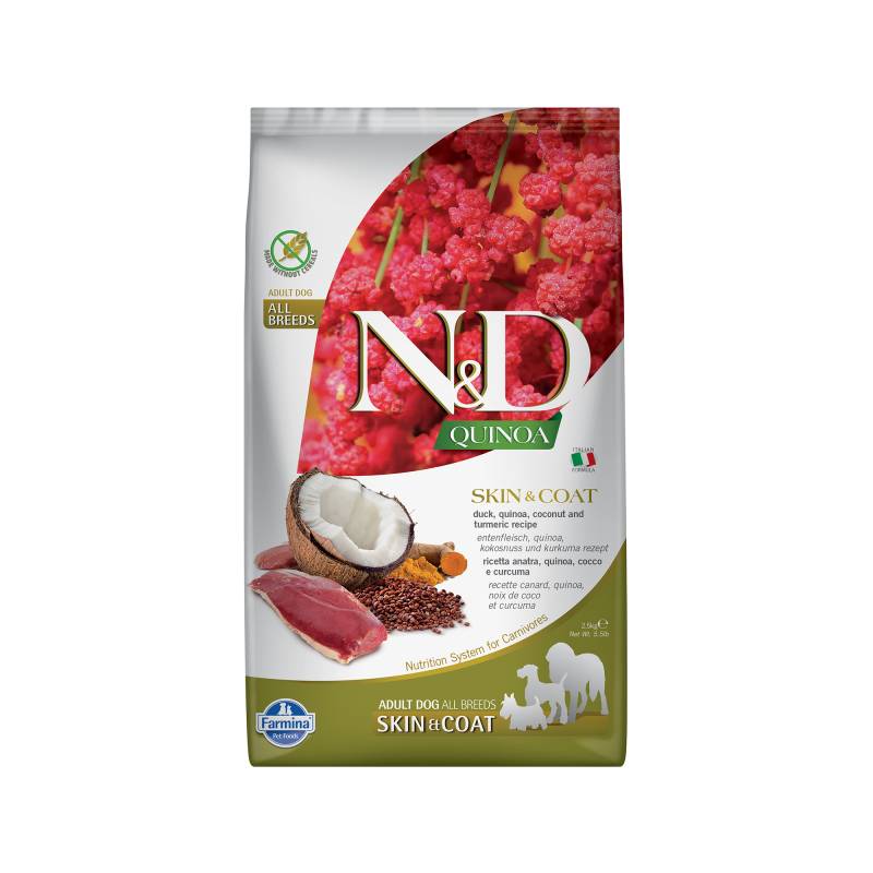 Farmina N&D Quinoa Skin & Coat Adult - Ente - 2,5 kg Farmina N&D Quinoa Skin & Coat Adult - Ente - 2,5 kg von Farmina