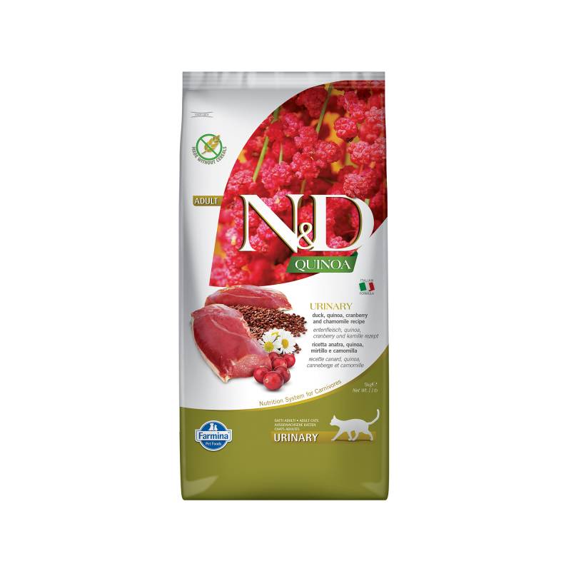 Farmina N&D Quinoa Urinary Adult Katzenfutter - Ente - 5 kg von Farmina