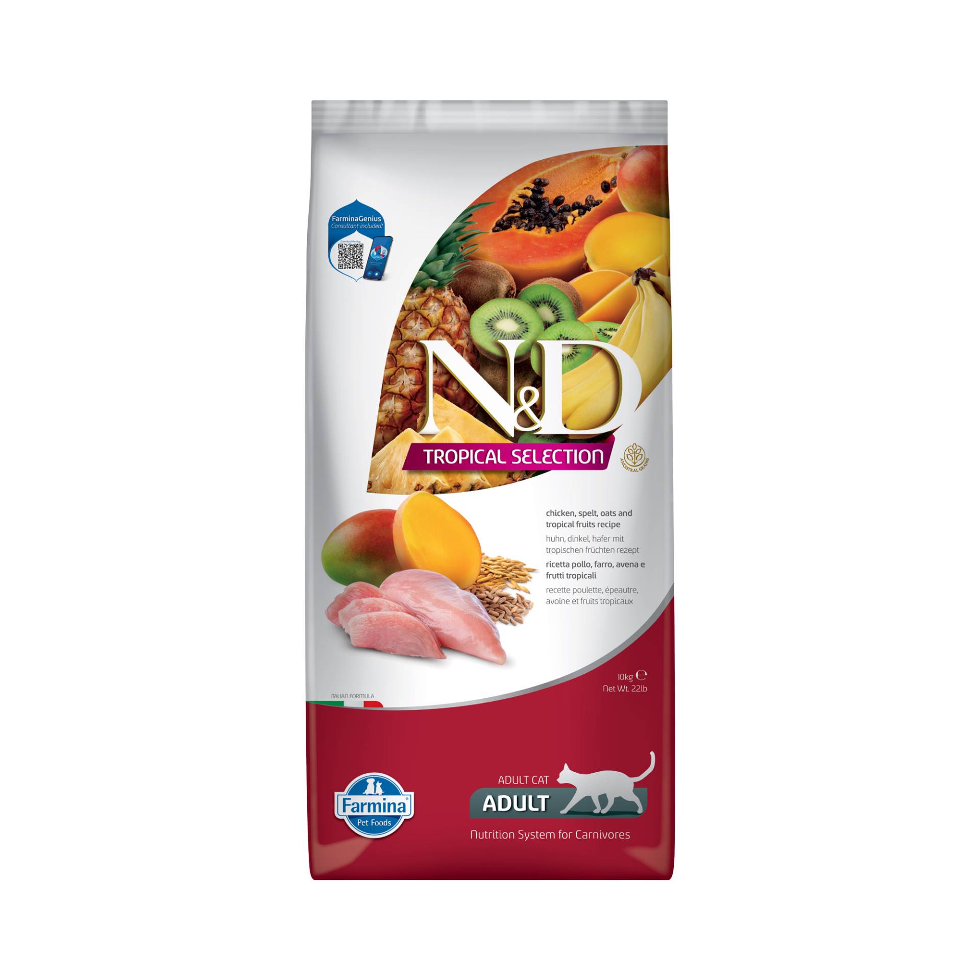 Farmina N&D Tropical Huhn - Katzenfutter - 10 kg Farmina N&D Tropical Huhn - Katzenfutter - 10 kg von Farmina