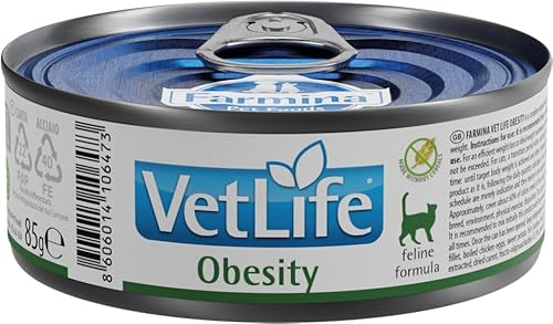 Farmina Vet Life Pastete Katzenfutter (Nassfutter, ohne Gentechnik und Getreide, erstellt zusammen mit der Fakultät für Tierernährung der Universität von Neapel Federico II, Portionsgröße: 80 g) von Farmina