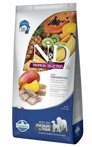 N&D Dog Tropical Selection Dog Hering Erwachsene Medium/Max 2 kg N&D Dog Tropical Selection Dog Hering Erwachsene Medium/Max 2 kg von Farmina