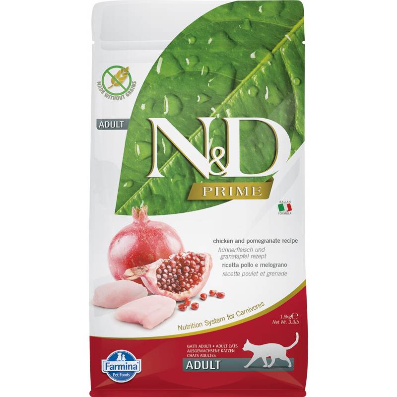 N&D Katzenfutter Huhn&Granatapfel Adult getreidefrei 1,5kg von Farmina