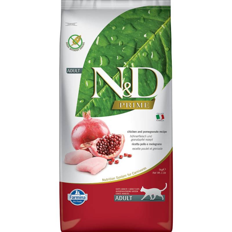 N&D Katzenfutter Huhn&Granatapfel Adult getreidefrei 5kg von Farmina