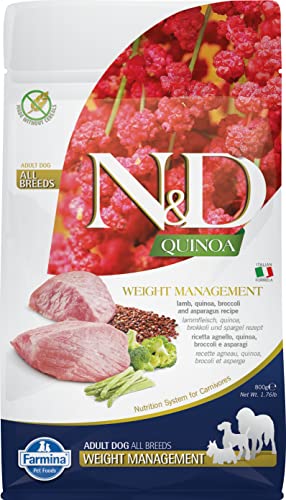 N&D Quinoa Dog Weight Management Lamb & Broccoli Adult Mini 800 GR von Farmina