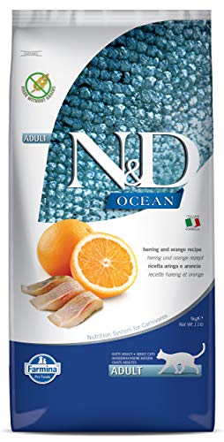 Ocean Hareng & Orange Cat Adulte - 5,00 Kg Ocean Hareng & Orange Cat Adulte - 5,00 Kg von Farmina