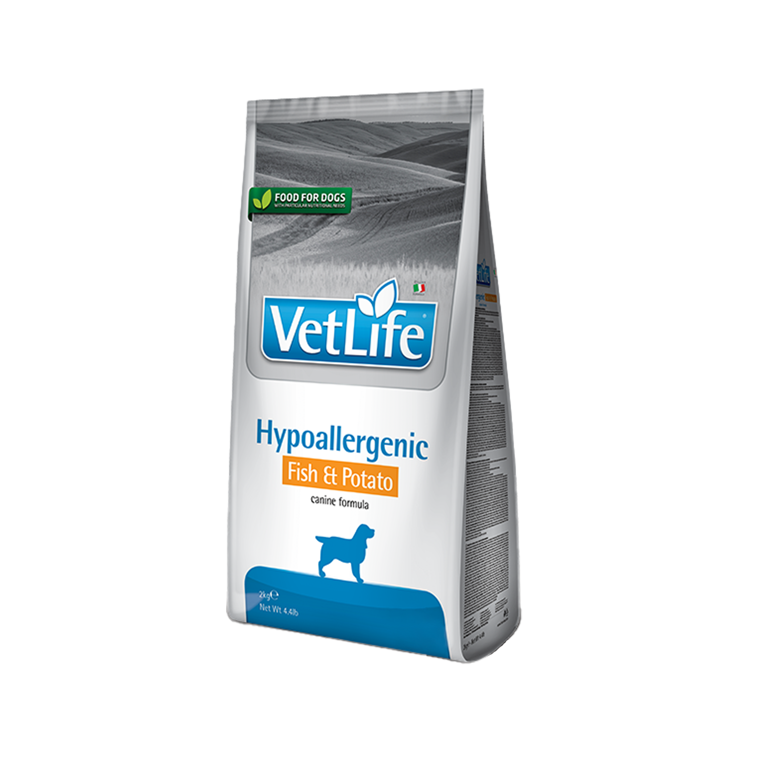 VetLife Hypoallergenic Fisch & Kartoffel - Hundefutter - 12 kg von Farmina