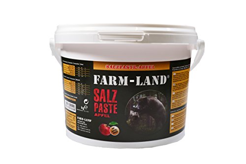 Farmland Salzpaste 2,5 kg Salzlecke Lockmittel 6,36 €/kg (Geschmack Apfel) von FARM-LAND