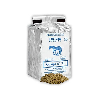 Life Data Compose® 2x 2 kg Beruhigt nervöse Pferde von Farriers Formula