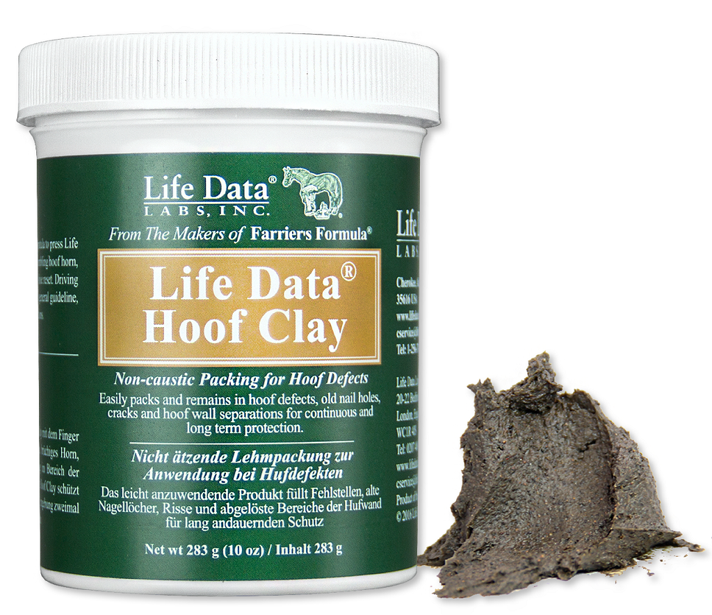 Life Data Hoof Clay 283 g Kühlt & repariert die Hufe von Farriers Formula
