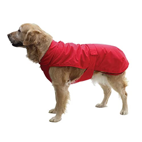 Fashion Dog Hunde-Regenmantel mit Fleecefutter - Rot - 27 cm von Fashion Dog