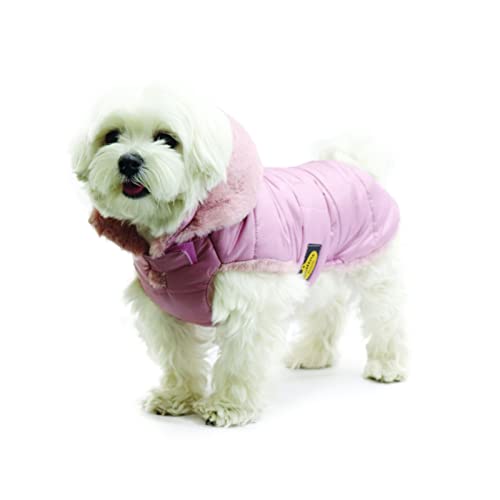 Fashion Dog Hunde-Steppmantel für Malteser - Rosa - 27 cm von Fashion Dog