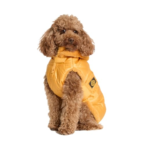Fashion Dog Hunde-Steppmantel mit Abnehmbarer Kapuze - Ocker-Gelb - 47 cm Fashion Dog Hunde-Steppmantel mit Abnehmbarer Kapuze - Ocker-Gelb - 47 cm von Fashion Dog