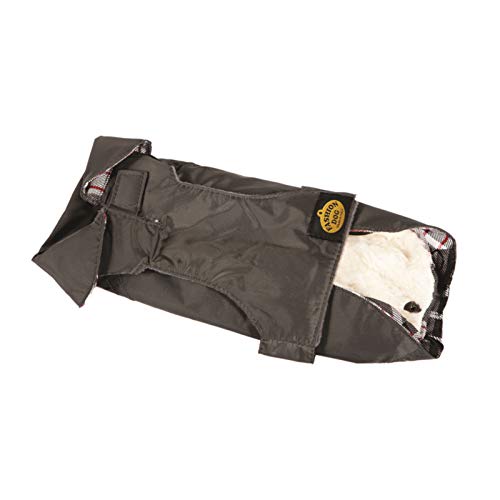 Fashion Dog Hundemantel mit Kunstpelz-Futter - Grau - 43 von Fashion Dog