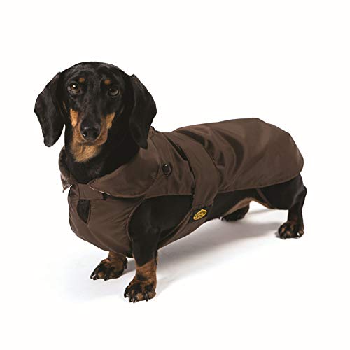 Fashion Dog Hundemantel speziell für Dackel - Braun - 43 von Fashion Dog