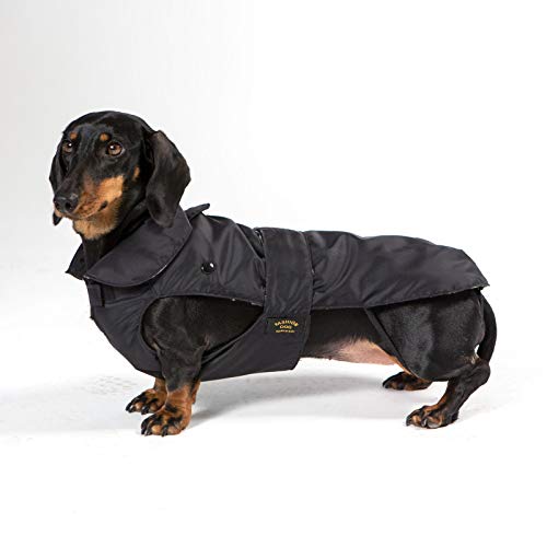 Fashion Dog Hundemantel speziell für Dackel - Schwarz - 33 von Fashion Dog