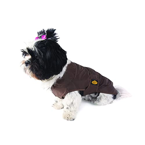 Fashion Dog Regenmantel für Hunde - Braun - 55 cm von Fashion Dog