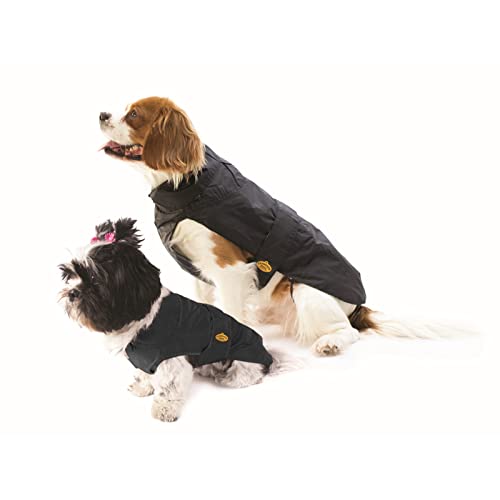 Fashion Dog Regenmantel für Hunde - Schwarz - 80 cm von Fashion Dog