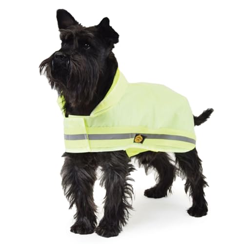 Fashion Dog reflektierender Regenmantel für Hunde - Neongelb - 33 cm von Fashion Dog