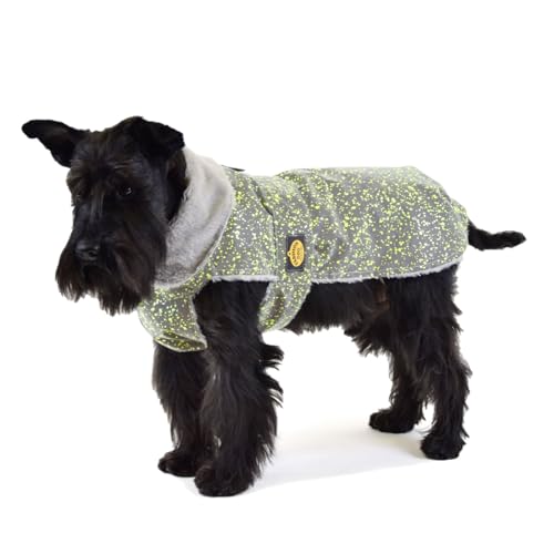 Fashion Dog reflektierender Regenmantel für Hunde mit Kunstpelzfutter - 47 cm von Fashion Dog