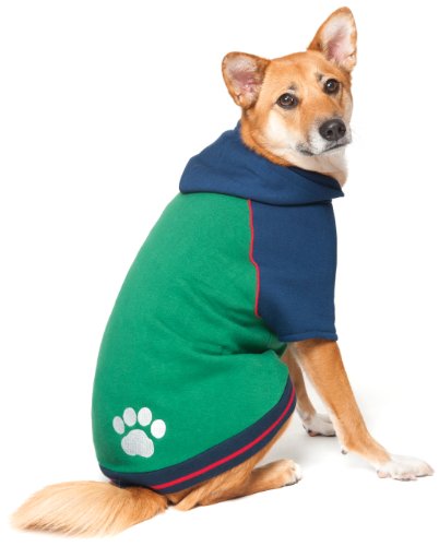 Fashion Pet Lookin Good Classic Fleecejacke für Hunde, Größe M, Grün von Fashion Pet