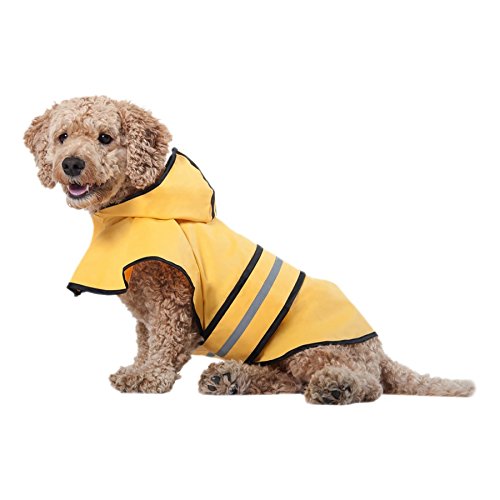 Fashion Pet Rainy Day Hunde-Zupfen, Größe L, 48,3-61 cm, Gelb, 3 Stück von Fashion Pet