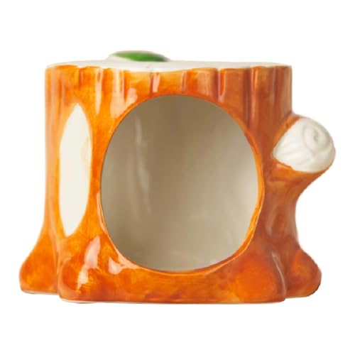 FashionCha Hamster Haus Kleiner Tierhöhlenbaumstumpfform in der Innenhamster Hütte Hamster Versteck für Rennflächen Mausfrettchen, L FashionCha Hamster Haus Kleiner Tierhöhlenbaumstumpfform in der Innenhamster Hütte Hamster Versteck für Rennflächen Mausfrettchen, L von FashionCha