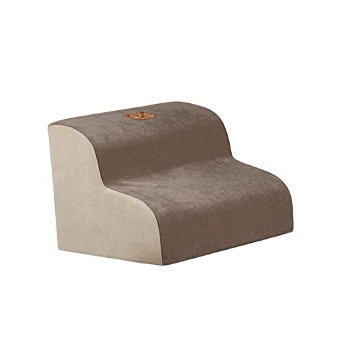 FashionCha Hundetreppe Haustiertreppe Tierrampe Einstiegshilfe Hundeleiter Weich Und Atmungsaktiv für Stabiles Klettern Als Wohnaccessoire für Kleine Hunde, 2 Schicht von FashionCha