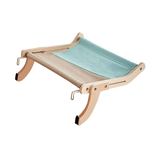 FashionCha Katzen Fensterplatz Fenstersitz Katzenbett Liegeplatz Sonnenplatz Platzsparende Und Stabile Katzenliege mit Verstellbarer Befestigung für Fensterbänk, grau Blau FashionCha Katzen Fensterplatz Fenstersitz Katzenbett Liegeplatz Sonnenplatz Platzsparende Und Stabile Katzenliege mit Verstellbarer Befestigung für Fensterbänk, grau Blau von FashionCha