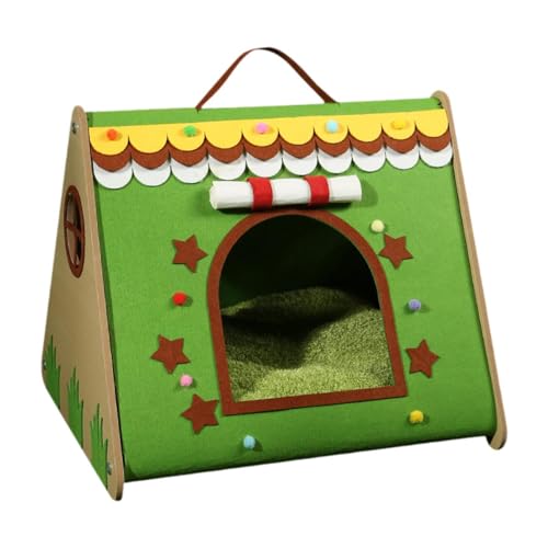 FashionCha Katzenhaus Katzenbetten Haustierkäfig Warmes Haustierzubehör Bequeme Holzbekleidung FashionCha Katzenhaus Katzenbetten Haustierkäfig Warmes Haustierzubehör Bequeme Holzbekleidung von FashionCha