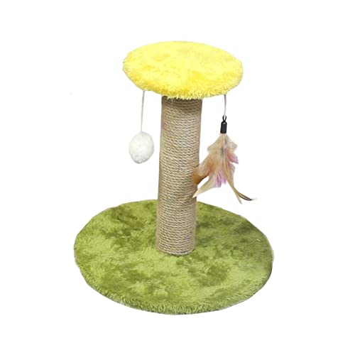 FashionCha Kratzbaum Als Kratzpfosten Und Kletterspielzeug Dient Dieser Krallenpflege Pfosten Als Möbelschutz mit Dicht Gewickeltem Sisal für Die Beschäftigung von FashionCha
