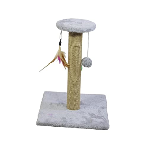 FashionCha Kratzbaum Als Kratzpfosten Und Kletterspielzeug Dient Dieser Krallenpflege Pfosten Als Möbelschutz mit Dicht Gewickeltem Sisal für Die Beschäftigung von FashionCha