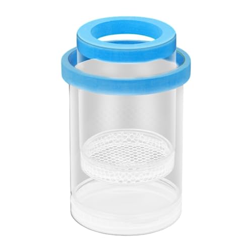 FashionCha Transparente Zuchtbox für Babyfische Im Aquarium mit Speziellen Öffnungen Zum Füttern, Blau von FashionCha