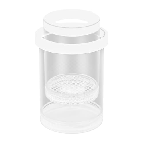 FashionCha Transparente Zuchtbox für Babyfische Im Aquarium mit Speziellen Öffnungen Zum Füttern, Weiß von FashionCha