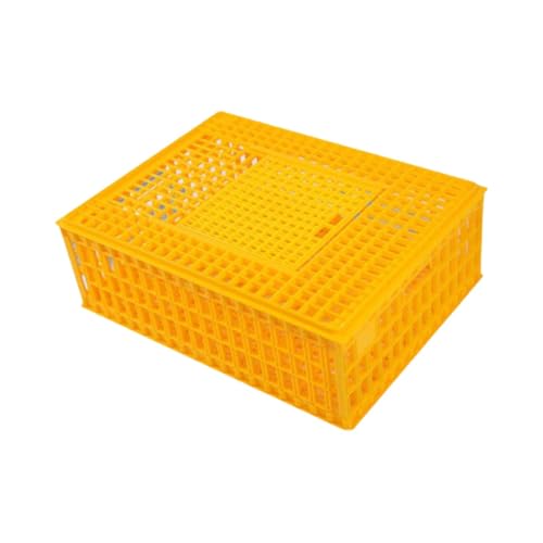 FashionCha Transportbox für Geflügel, Hühner Und Kleintiere, Gelb von FashionCha