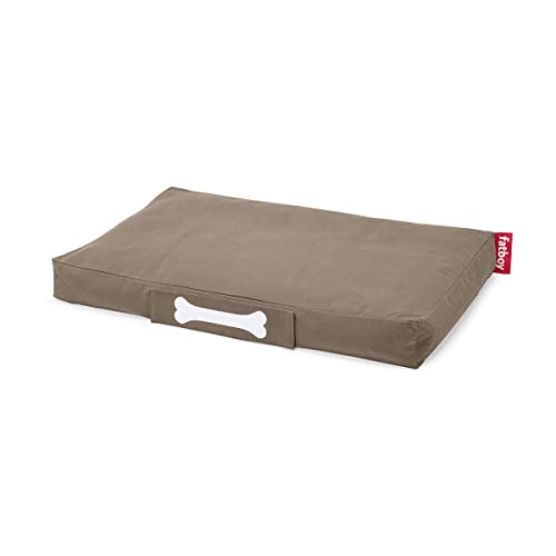 Fatboy® Doggielounge Stonewashed | Hundekissen Taupe | Abwaschbares Hundebett für große und kleine Hunde von Fatboy