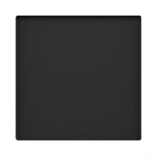 Fauhapyway Silikonmatte für den Haushalt, um Wasserschäden zu verhindern (65 x 60 cm, schwarz) von Fauhapyway