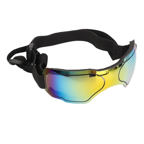 Fauitay Hundebrille, Wind- und UV -Schutz, Haustierbrillen, Staubsichere Sonnenbrille für Mittlere und Große Hunde (Rot) von Fauitay