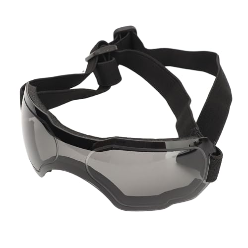 Fauitay Hundebrille, Wind- und UV -Schutz, Haustierbrillen, Staubsichere Sonnenbrille für Mittlere und Große Hunde (Schwarz) von Fauitay
