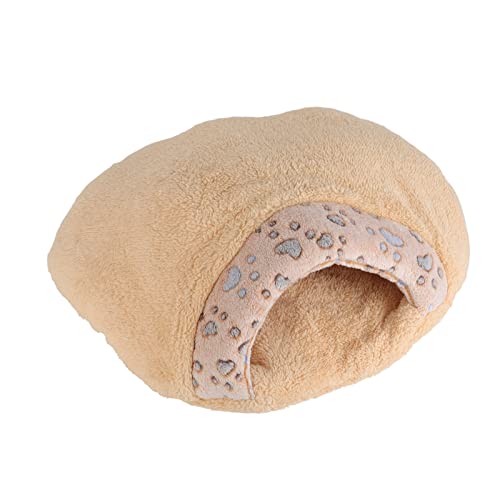 Fauitay -Katzenbetten für Innenkatzen, Kapuzenkatze Betthöhle Dicke Weiche Bequeme Selbstwärme Katze Schlafsack Katzenhaus für Katzen Kätzchen (S 3cm / 1,2in) von Fauitay