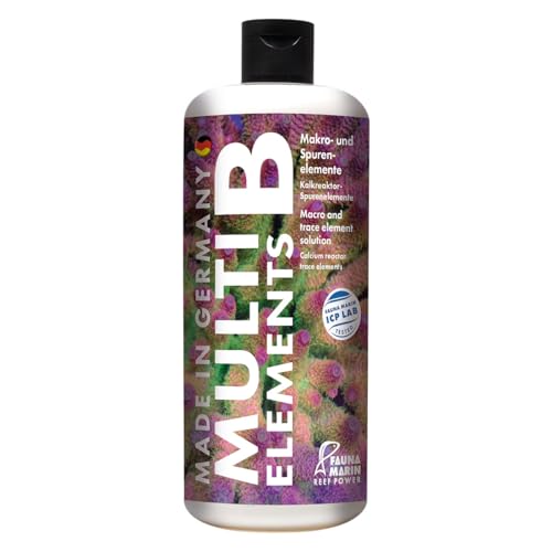 Fauna Marin Multi Elements B 1000 ml - Aquarium Wasseraufbereitung für Riffaquarien, Verwendung in Aquarien mit Kalkreaktoren und Zweiwege-Systemen von Fauna Marin