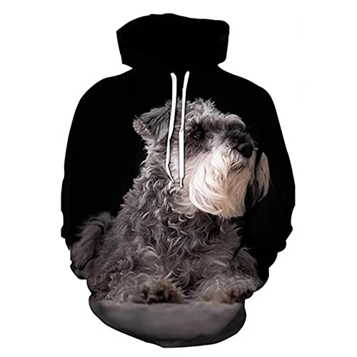 Haustier Hund Pullover 3D Gedruckt Männer Hoodie Casual Sweatshirt Trainingsanzug Unisex Harajuku Streetwear Mode Tops, 1007, M von Faxkjeuls