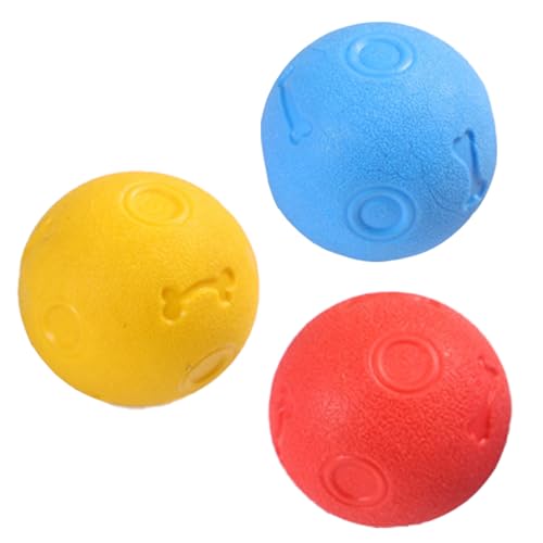 3 Stücke Wurfball Hund, Unzerstörbar Hundebälle, Hundespielzeugball Trainingsbälle, für Apportieren, Fangen, Werfen, Ball für Hunde 3 Stücke Wurfball Hund, Unzerstörbar Hundebälle, Hundespielzeugball Trainingsbälle, für Apportieren, Fangen, Werfen, Ball für Hunde von Fayemint