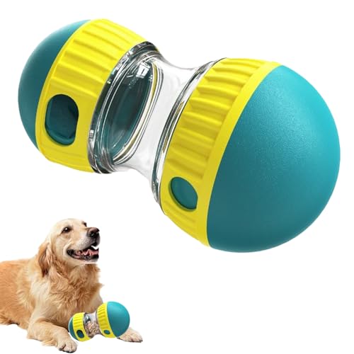 Fayemint Haustier Langsamfütterer, Futterball für Hunde, Verstellbare Futterausgabe, Geeignet für Viele Hundetypen (11.5×8.75cm) von Fayemint
