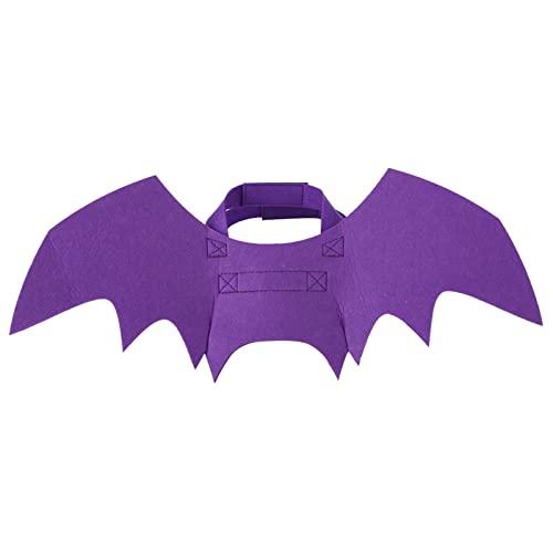 Fledermausflügel für Hunde für Halloween, Cosplay, geheimnisvolles Kostüm, Verkleidung, Urlaub, Dekoration, Zubehör, S/für M/L, lila oder Haustier-Halloween-Kostüme für Katzen, Jungen, Mädchen, kleine Fledermausflügel für Hunde für Halloween, Cosplay, geheimnisvolles Kostüm, Verkleidung, Urlaub, Dekoration, Zubehör, S/für M/L, lila oder Haustier-Halloween-Kostüme für Katzen, Jungen, Mädchen, kleine von Fazvncv